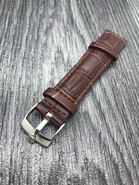 rolex leather strap uk|rolex original leather strap.